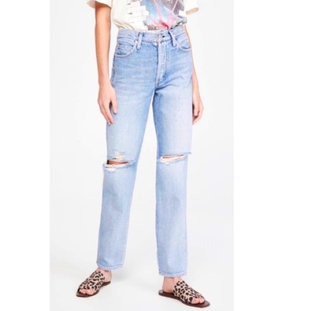 AMO Denim Harlow New Retro Destroy sz 26